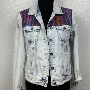 CHIQLE Denim Architect‎ Jean Distress  Jacket